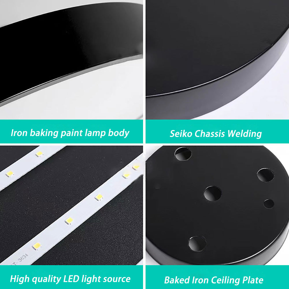 LED simple living room round pendant light for office bedroom mall decoration Lighting