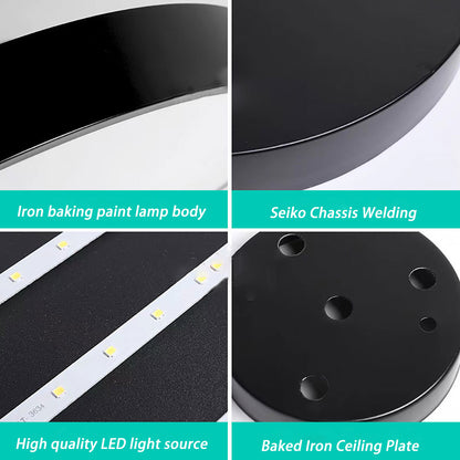 LED simple living room round pendant light for office bedroom mall decoration Lighting