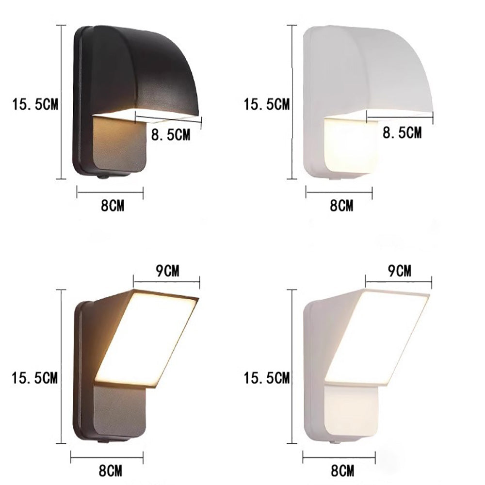 Rotatable Bedroom Wall Sconce, Park LED Waterproof Backdrop Decorative Lights