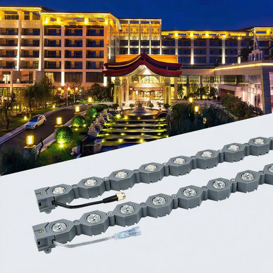 LED Outdoor Wall Washer Lights, Outdoor Waterproof Collapsible Chain Tree Hugger Lights