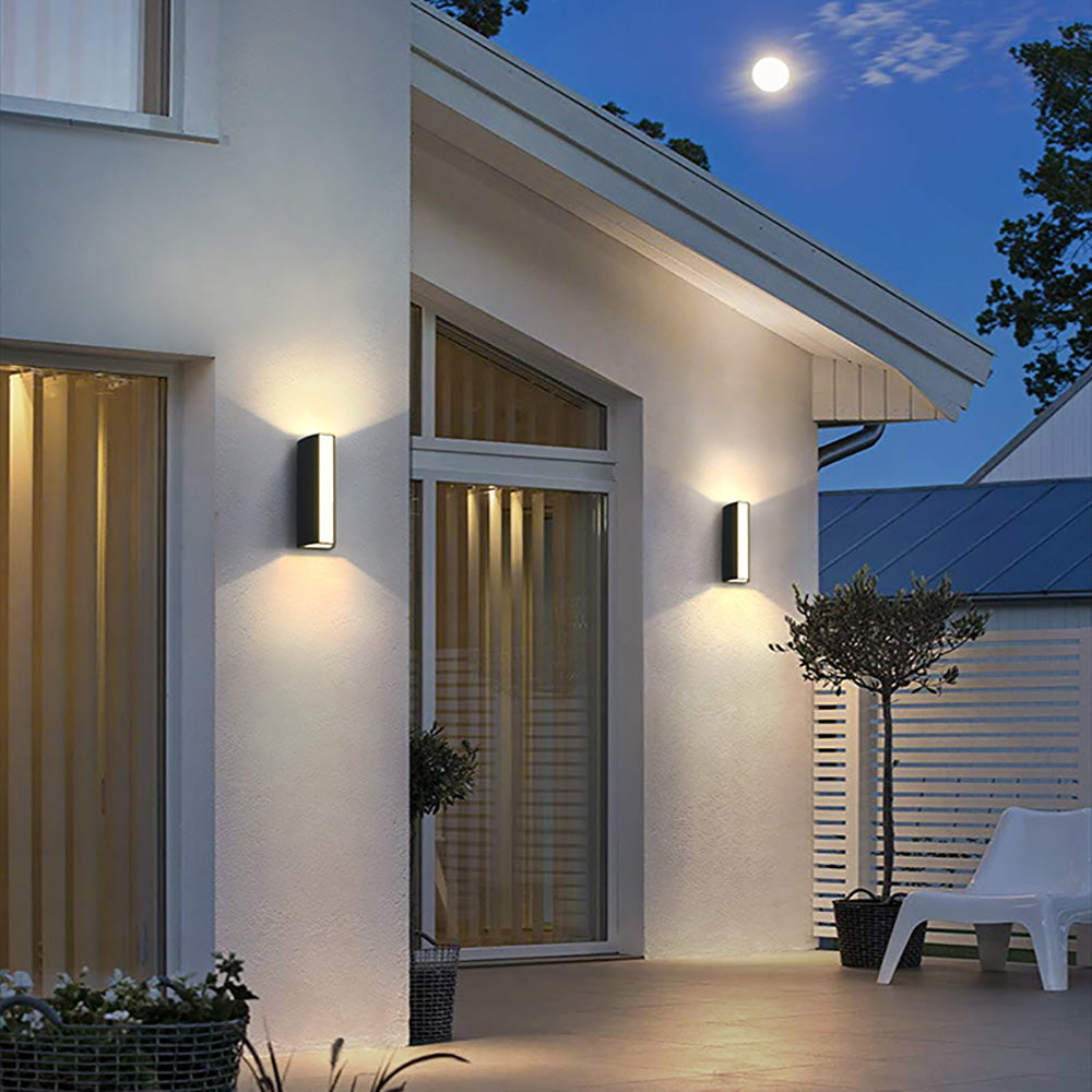 IP55 Outdoor Waterproof Wall Light, LED Garden Two-Way Spotlight