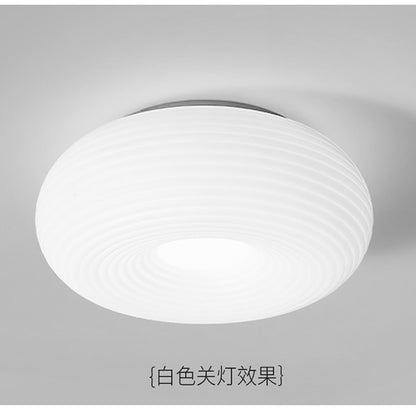 LED Eye Care Ceiling Light, Bedroom Pumpkin Stripe Lighting