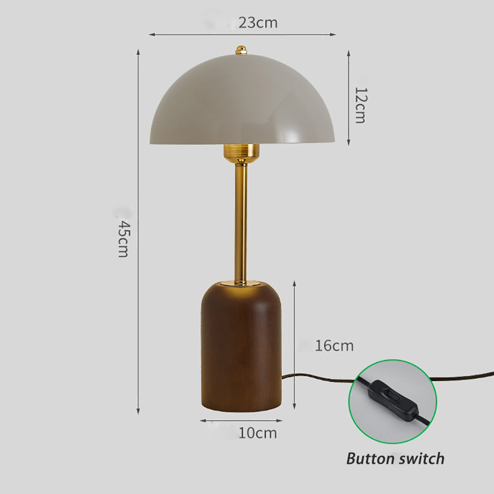 Antique Solid Wood Table Lamp, Living Room Sofa Side Decorative Floor Lamps