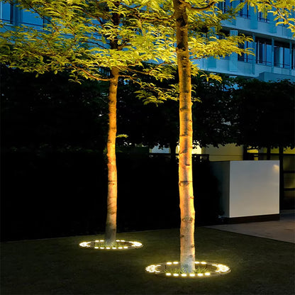 RGB Outdoor Tree Hugger Lights, IP65 Waterproof Park Landscape Pole Ring Lights