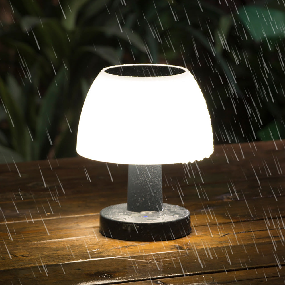 Outdoor Bar Solar Desk Lamp,Indoor Rechargeable Bedside Lamp