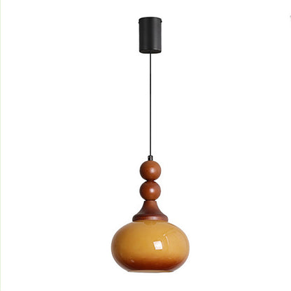 Bedside Gourd Chandelier, Liftable Bedroom Lighting Chandelier