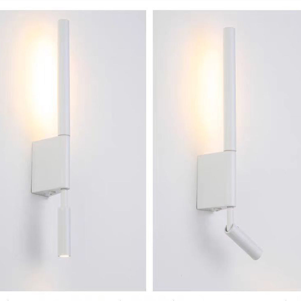 LED Bedroom Bedside Wall Sconce, Adjustable Swivel Reading Light for Study Room