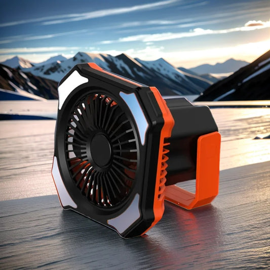 Outdoor Camping Fan Light, LED Tent Ceiling Fan Light