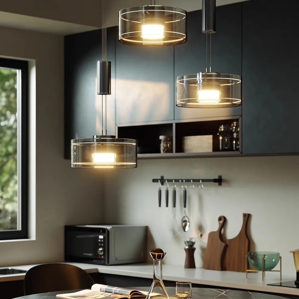 Dining Room Pendant Light, Minimalist Adjustable Bar Light.