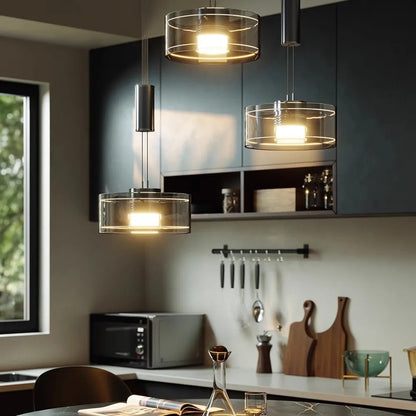 Dining Room Pendant Light, Minimalist Adjustable Bar Light.