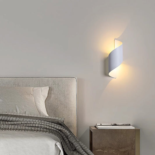 Creative Geometric Bedroom Wall Sconce, Artistic Decorative Lamp for Living Room