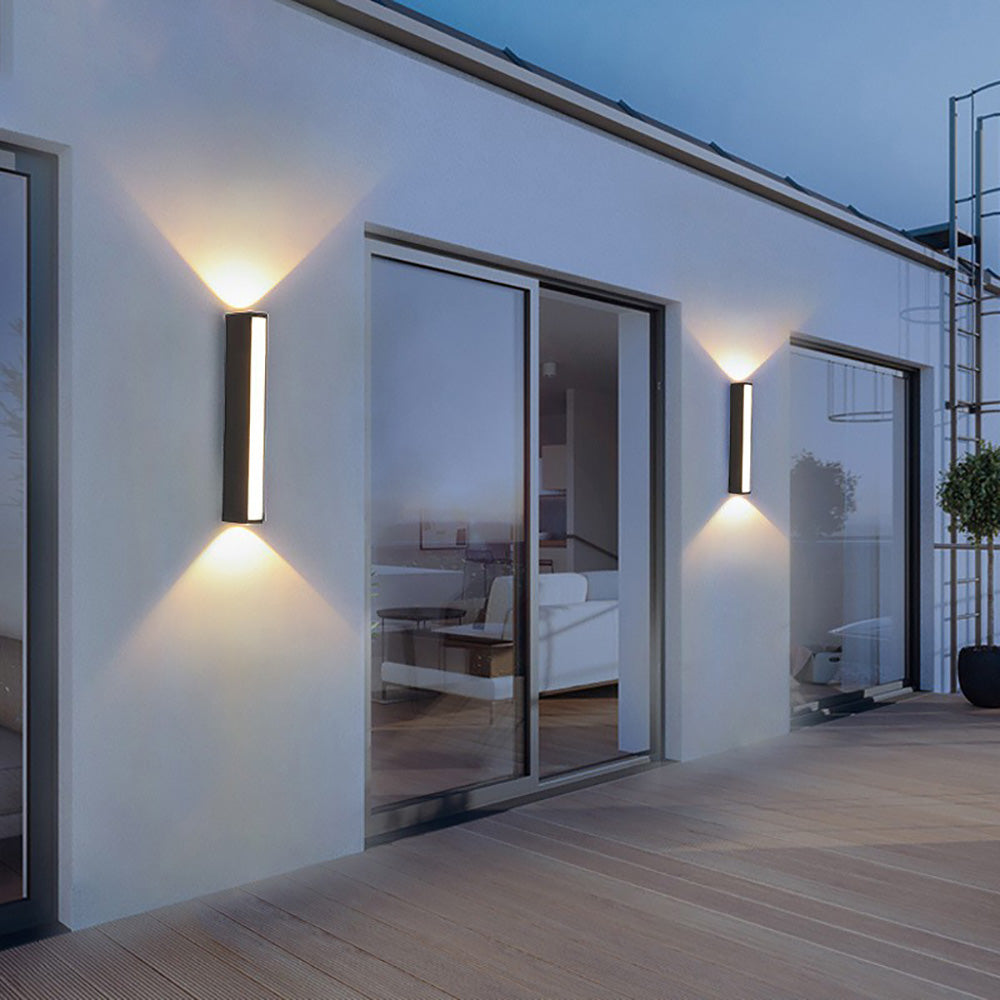 IP55 Outdoor Waterproof Wall Light, LED Garden Two-Way Spotlight