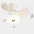 LED Bedroom Fan Light, Living Room Ceiling Fan Light