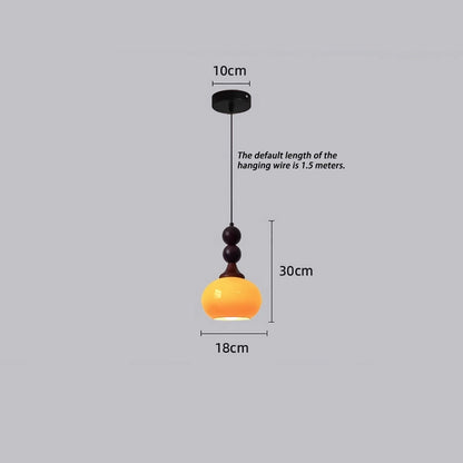Bedside Gourd Chandelier, Liftable Bedroom Lighting Chandelier