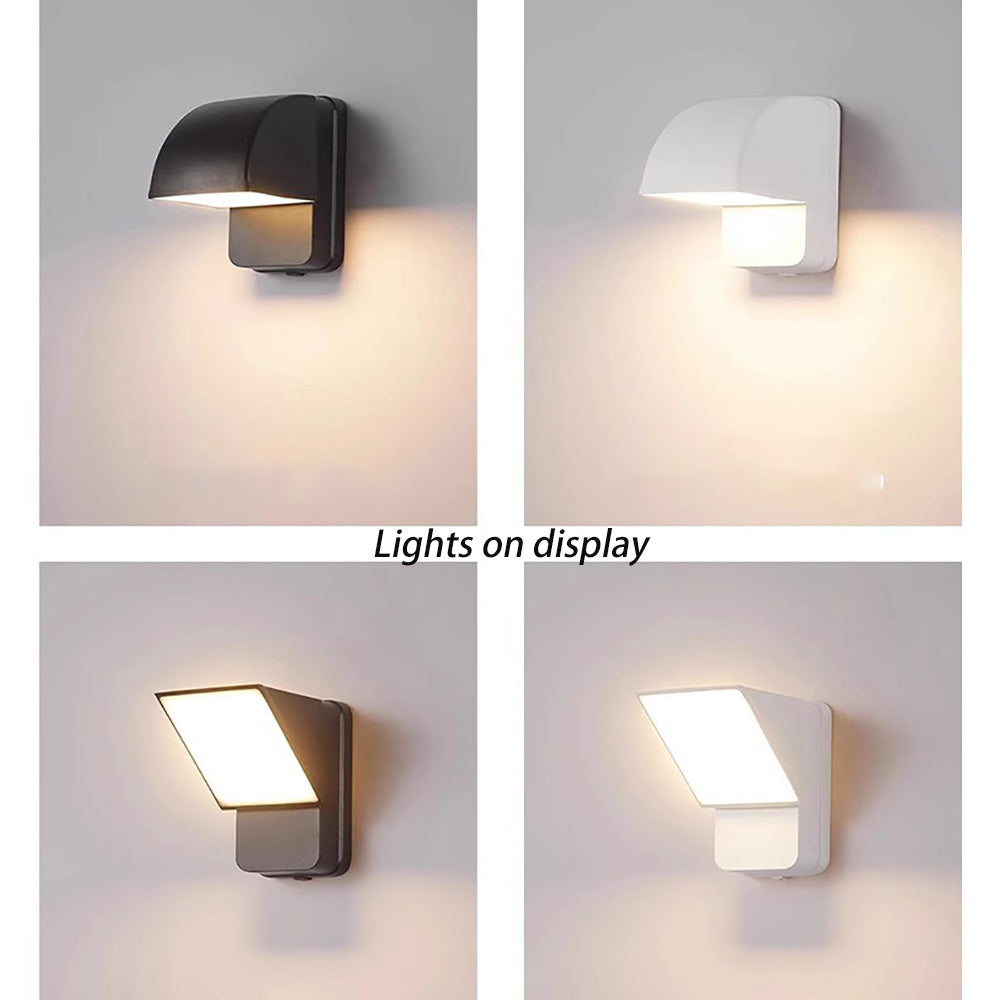Rotatable Bedroom Wall Sconce, Park LED Waterproof Backdrop Decorative Lights