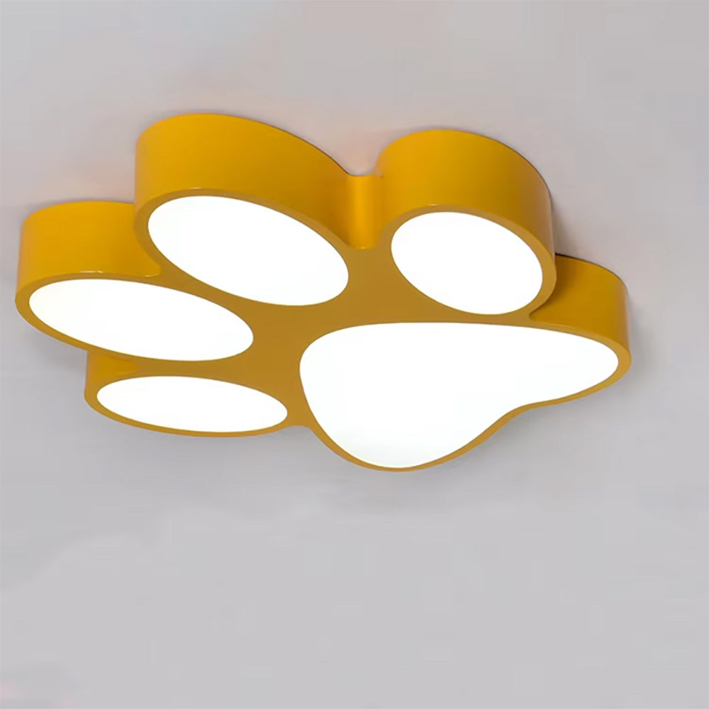 LED Creative Dog Paw Ceiling Light, Kindergarten Classroom Amusement Park Lighting