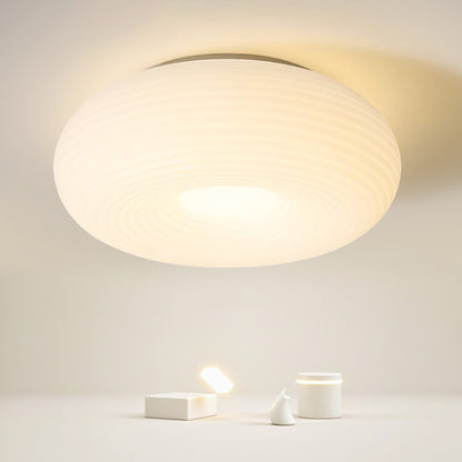 LED Eye Care Ceiling Light, Bedroom Pumpkin Stripe Lighting