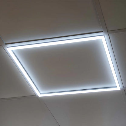 Recessed LED Ceiling Light, 150lm/w High Luminous Efficiency LED Panel Lights Square Flat Panel Lights