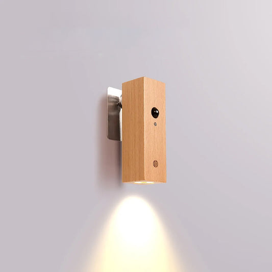 Intelligent Body Sensor Night Light, Magnetic Detachable Bedroom Staircase Wall Sconce
