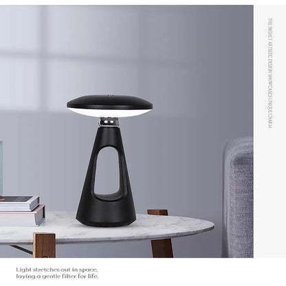Universal Magnetic Flying Saucer Bedside Lamp with Intelligent 3-Light Ambient Lighting.