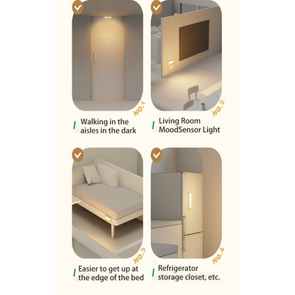 Smart body sensor night light , strip magnetic LED bedside lamp