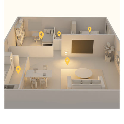 Smart body sensor night light , strip magnetic LED bedside lamp