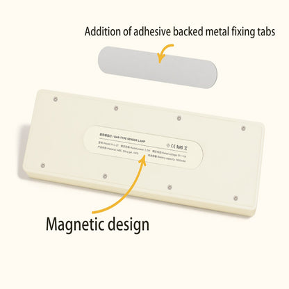 Smart body sensor night light , strip magnetic LED bedside lamp