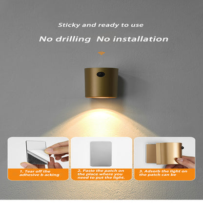 Magnetic induction entry light, bedroom ambient night light, aisle corridor decorative wall light.