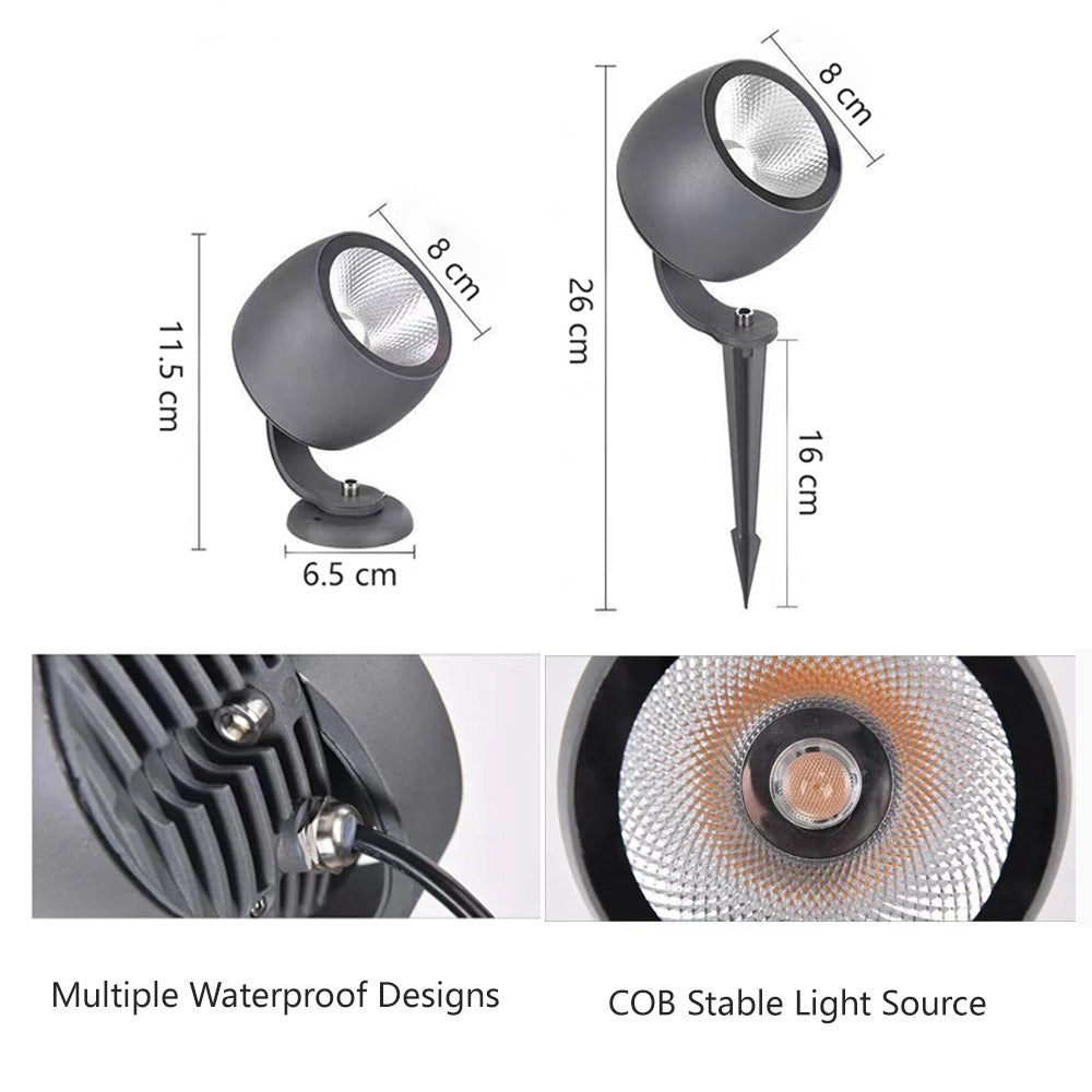 LED Garden Lights COB Outdoor Lawn Lighting.