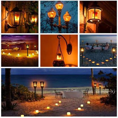 E27/E14 Flame Lights For Antique Style Church Castle Decorative Ambiance Patio LED Decorative Lights