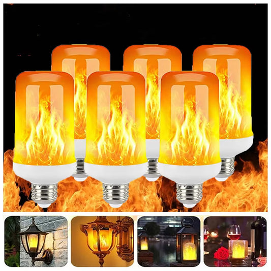 E27/E14 Flame Lights For Antique Style Church Castle Decorative Ambiance Patio LED Decorative Lights