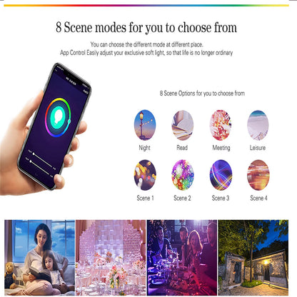 Smart voice control flood light, IP66 waterproof 100W WiFi outdoor LED spotlight