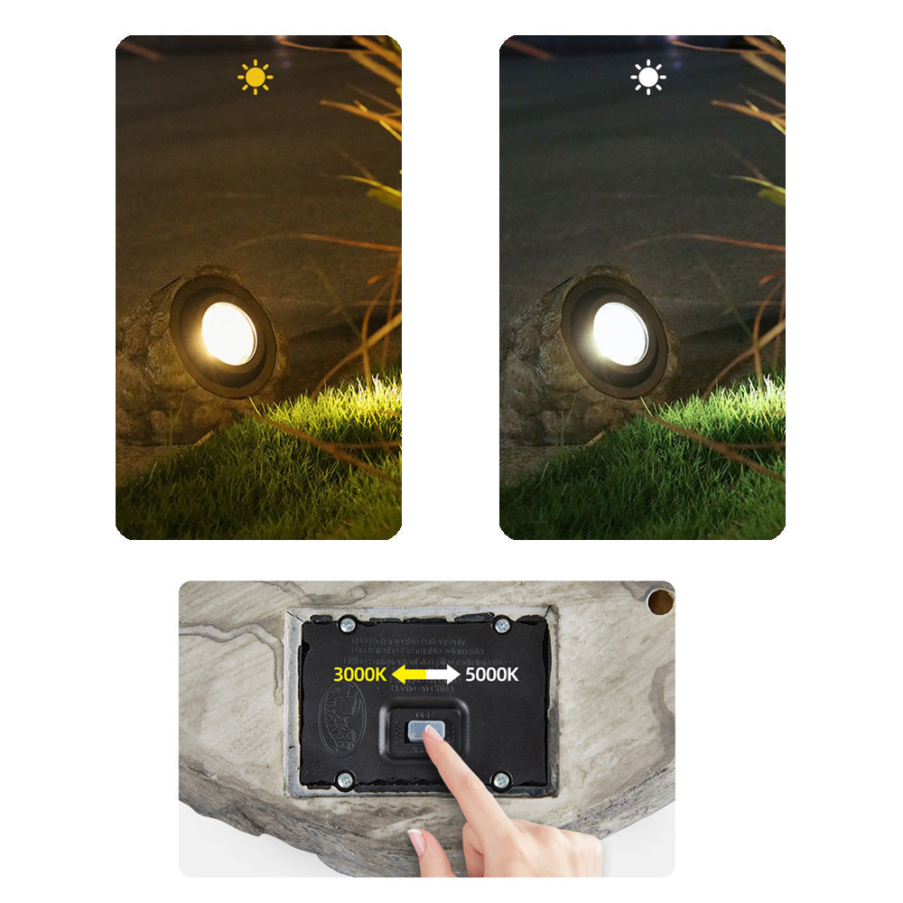 Outdoor Landscape Lights Solar Stone Spotlight