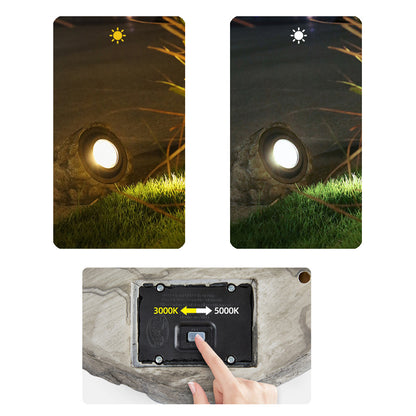 Outdoor Landscape Lights Solar Stone Spotlight