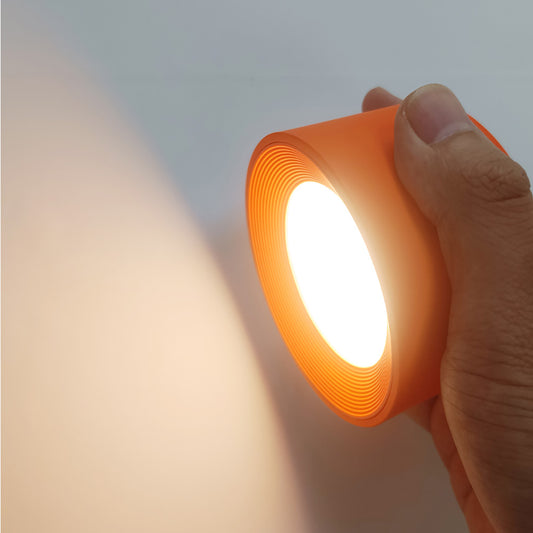 Rechargeable circular wall lamp, wireless magnetic bedside lamp
