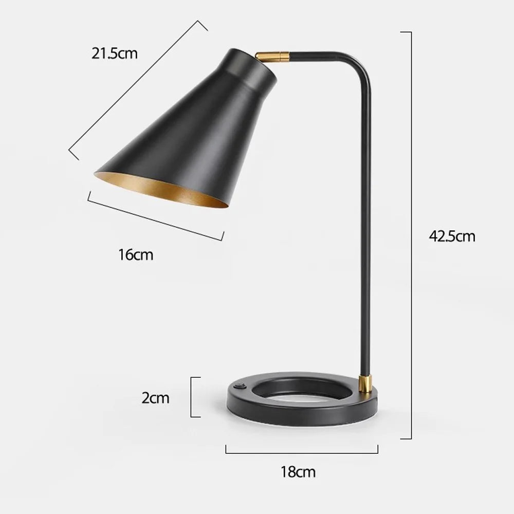LED Hotel Desktop Table Lamps, Bedroom Bedside Lamps, Desk Reading Lamps