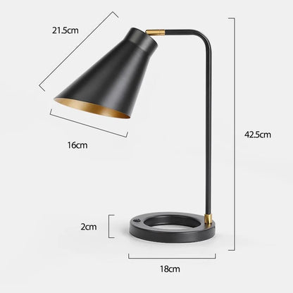LED Hotel Desktop Table Lamps, Bedroom Bedside Lamps, Desk Reading Lamps
