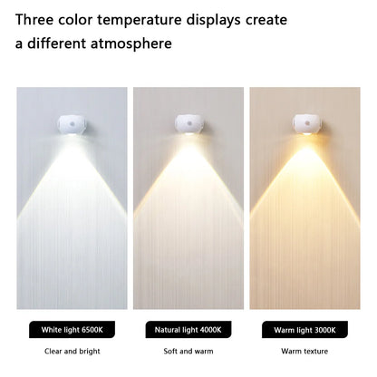 LED Aisle Wall Sconce, Magnetic Body Sensor Lighting