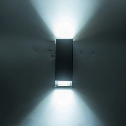 Outdoor LED Stainless Steel Wall Lamp, Adjustable Corridor Lighting Lamp.