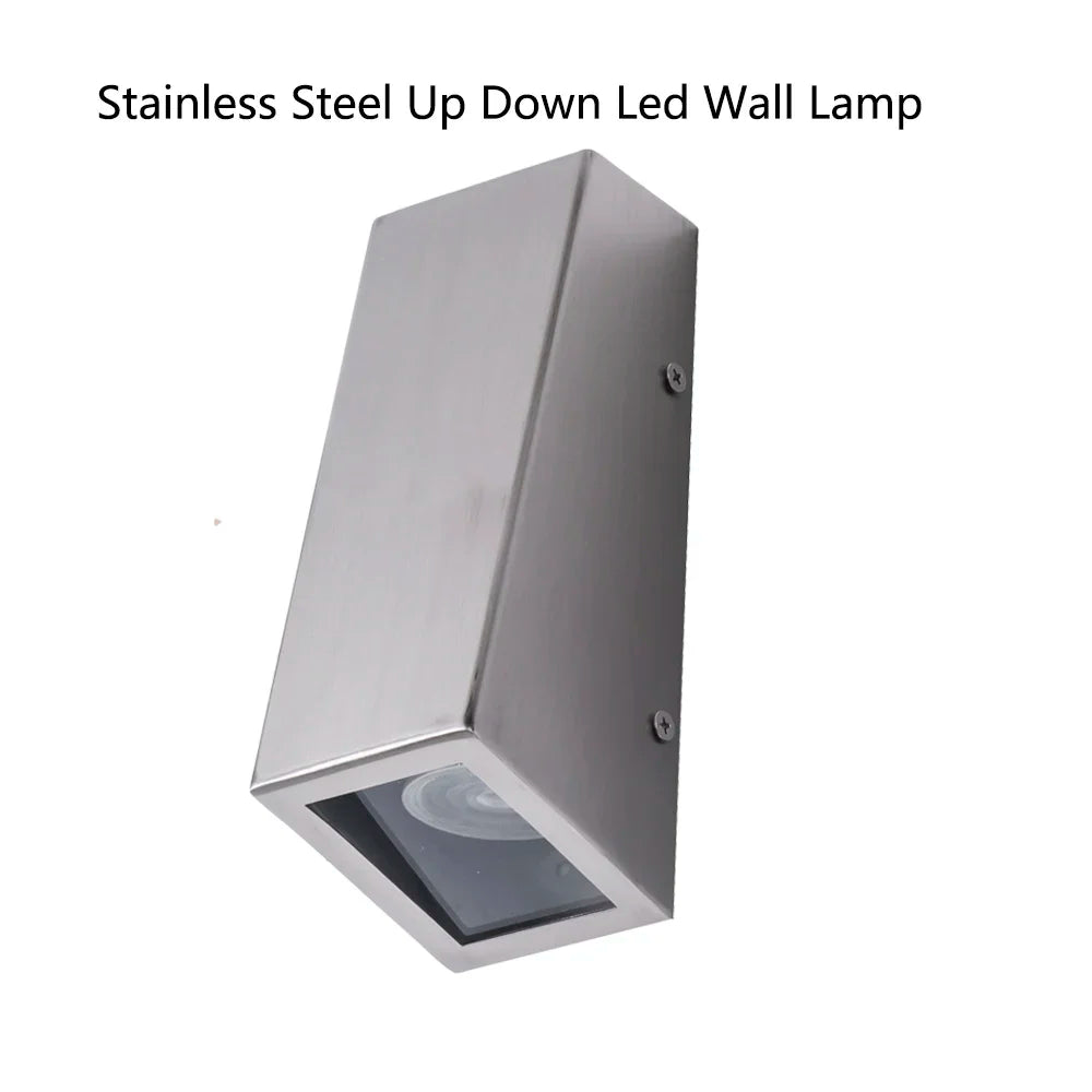 Outdoor LED Stainless Steel Wall Lamp, Adjustable Corridor Lighting Lamp.