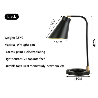 LED Hotel Desktop Table Lamps, Bedroom Bedside Lamps, Desk Reading Lamps