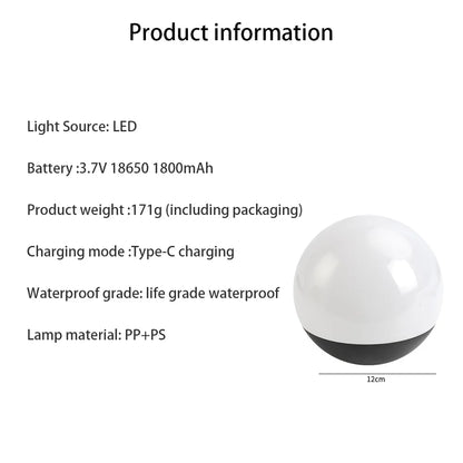 LED-Schlafzimmer Nachttischlampe, USB Wiederaufladbares Touch-Nachtlicht