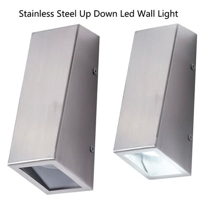 Outdoor LED Stainless Steel Wall Lamp, Adjustable Corridor Lighting Lamp.