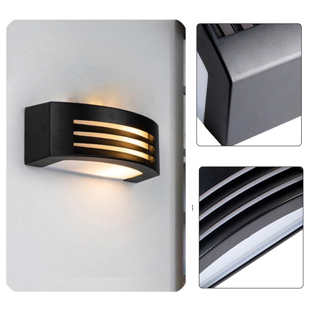 Simple Outdoor Wall Lamp, E27 Lamp Base Replaceable Light Source.