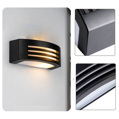 Simple Outdoor Wall Lamp, E27 Lamp Base Replaceable Light Source.