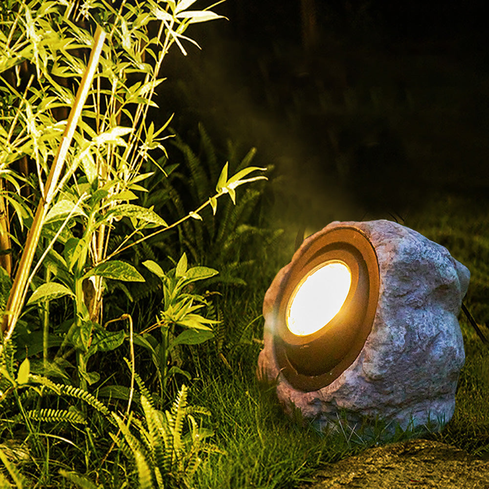 Outdoor Landscape Lights Solar Stone Spotlight