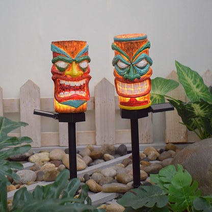 Solar Garden Lights, IP55 Outdoor Waterproof Savage Pattern Decorative Landscape Lights for Courtyard Garden etc.