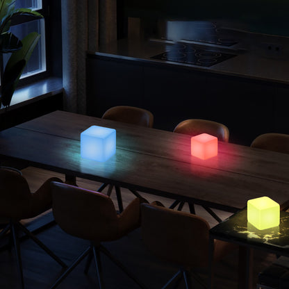 LED Square Night Light USB Rechargeable Waterproof Ambient Light.