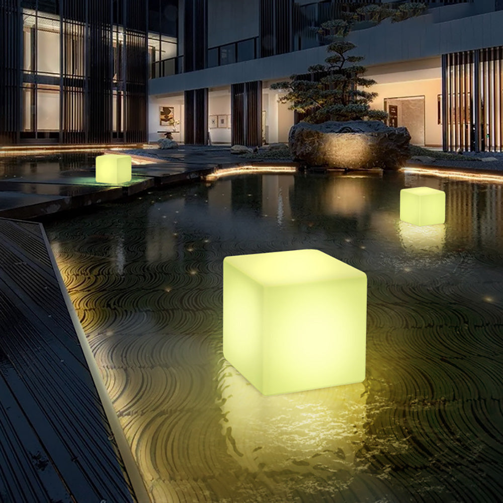LED Square Night Light USB Rechargeable Waterproof Ambient Light.