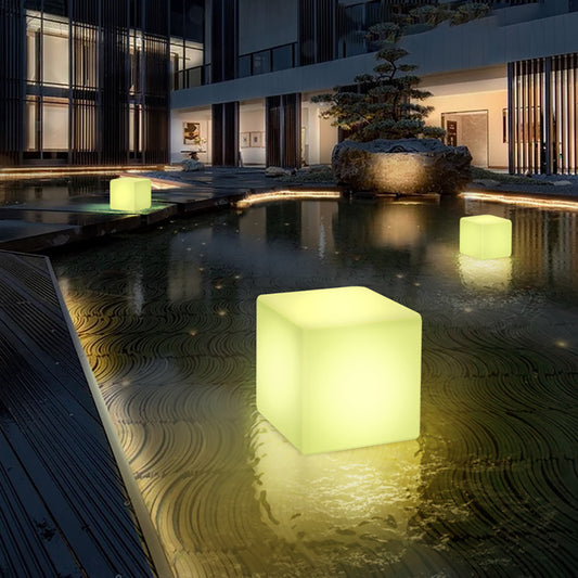 LED Square Night Light USB Rechargeable Waterproof Ambient Light.